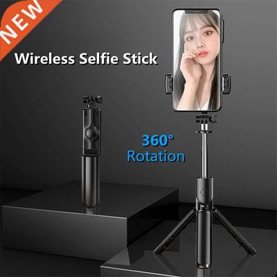 Bluetooth Selfie Stick Mobile Phone Holder Retrctble Port
