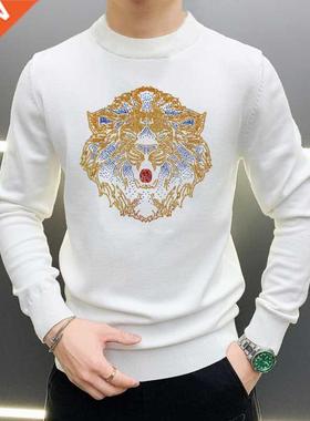 Oversized Men's Sweater Winter Warm Knit New Design Hot Diam