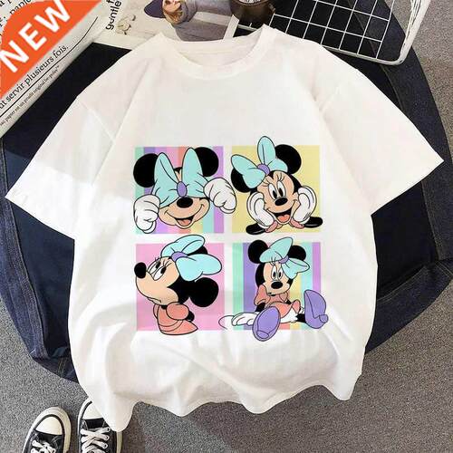Mickey Minnie Mouse Kid Clothes Summer Child T-Shirts T Shi