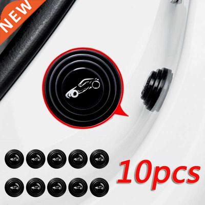 10pcs Car Door Anti-collision Silicone Pad Anti-ock Closin