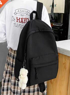 HOCODO Simple Female Backpack Women Canval School Bag For Te