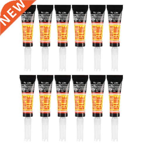 12Pcs Wood Metal Glass hesive Stationery Repair Liquid