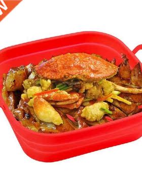 Silicone Portable Square Silicone Pot Reusable Silicone