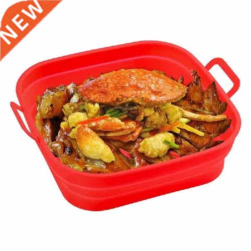 Silicone Portable Square Silicone Pot Reusable Silicone