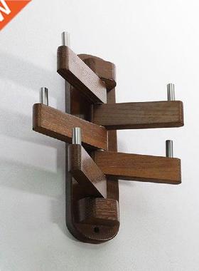 Solid Wood Coat Hat Hooks Natural Oak Wall Brack Hook