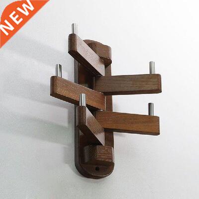 Solid Wood Coat Hat Hooks Natural Oak Wall Brack Hook