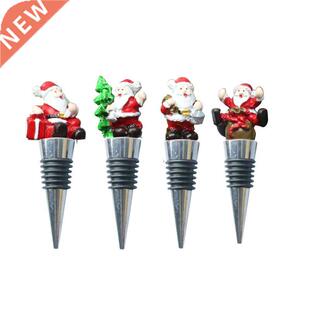 Christmas Santa Claus Wine Stopper Wine Storage Twist Cap