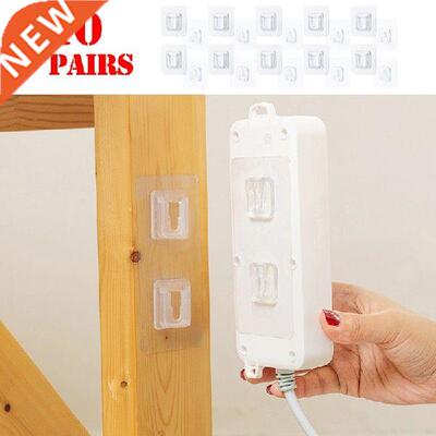 Double-Sided Adhesive Wall Hooks Hanger Strong Transparent