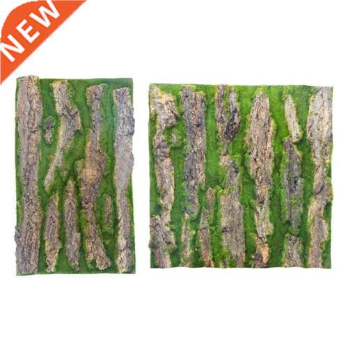 Wall Decoration Green Plant Bark with Moss  Artificial Ba