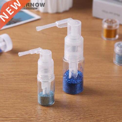 Portble Powder Spry Bottle Cler Plstic Mkeup Pot