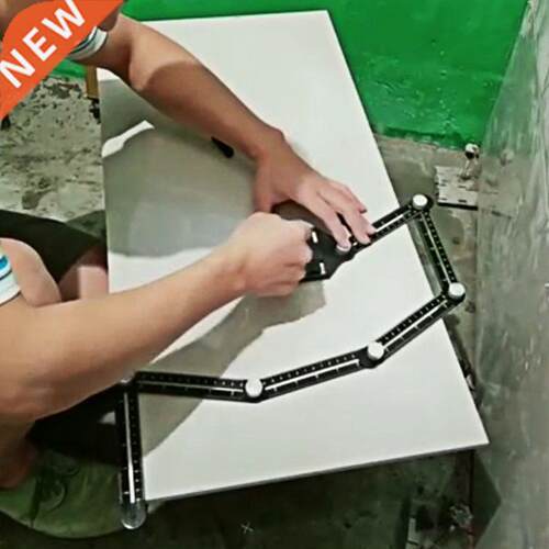 6 Folding Ruler Tile Hole Positioning Multi Template Angle R