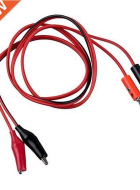 1meter Red and Black Alligator Testing Cord Lead Clip to Ban