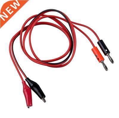 1meter Red and Black Alligator Testing Cord Lead Clip to Ban