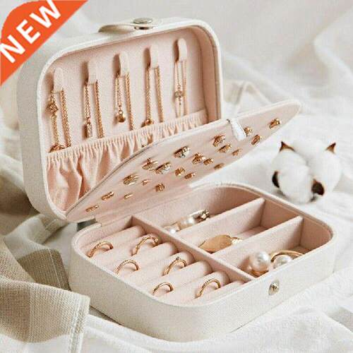 Hot Jewelry Box Ring Earring Necklace Storage Case Travel