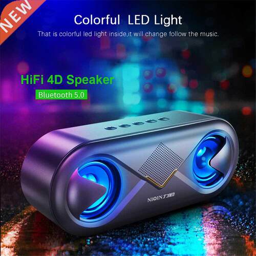 Portable Wireless Speaker 4D Stereo Sound Bluetooth 5.0