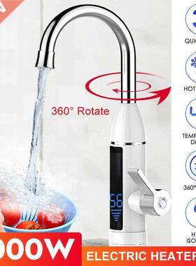 3000W Instant Electric Faucet Hot Water Heater LED Temperat