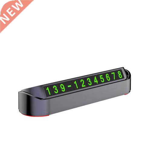 Luminous Car Temporary Parking Card Auto Parking Stickers Ca