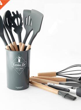 9/11/12Pc Silicone Kitchen Utensils Set Non-stick Spatula Sh