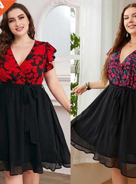 Dresses Dress Women plus size Short Sleeve Cotton club party