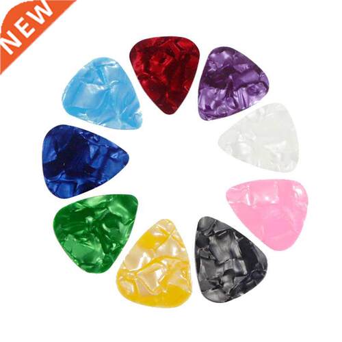 10PCS Guitar Picks Plectrum Celluloid Electric Smooth Guitar