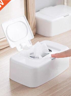 PVC Dry Wet Tissue Box Wipes Storage Case Napkin Dispenser