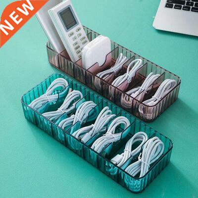 Cable Storage Box Transparent Plastc Data Lne Storage Cont