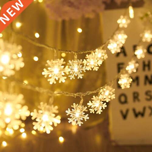 Snowflake LED Lig Christmas Decorations For Home Hanging G