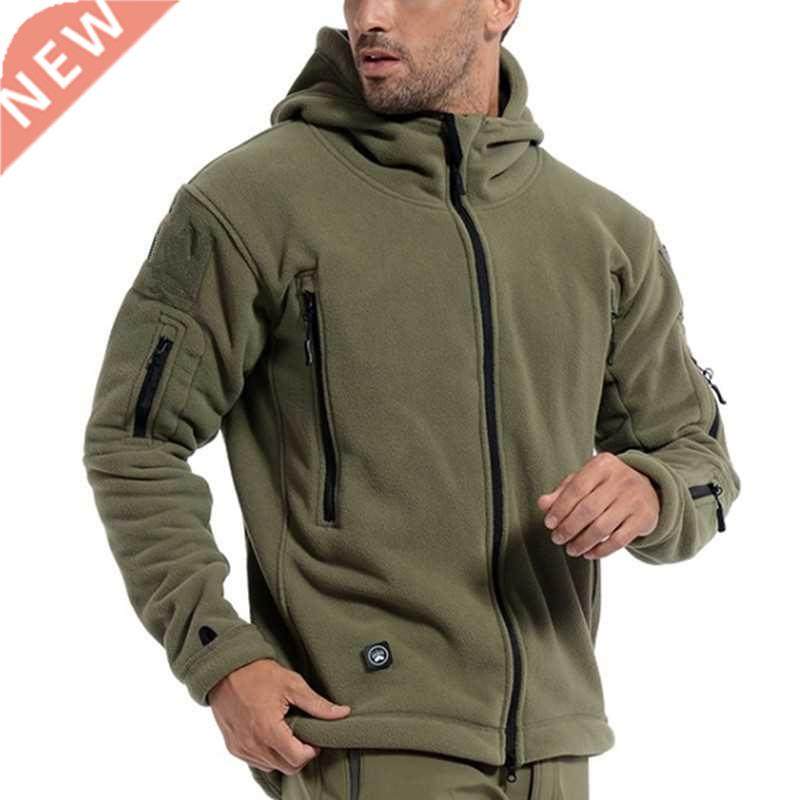 men winter jacket outdoor softshell fleece jackets us milita