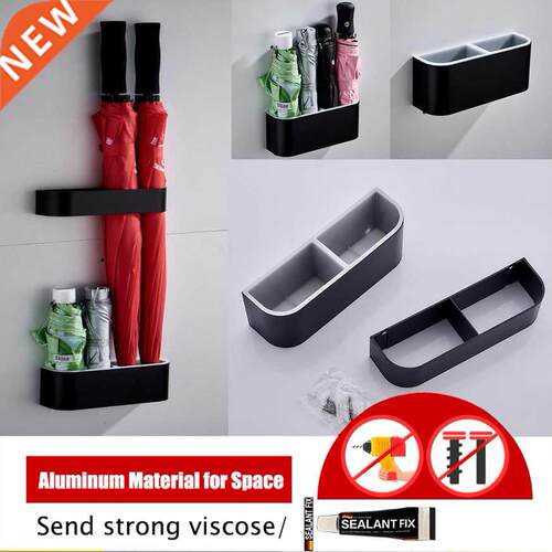 Black Portable Wall Mounted Umbrella Stand Rack Sold Color