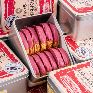 宿咕海盐树莓生巧酥片巧克力饼干小零食小吃下午茶点心办公室点心