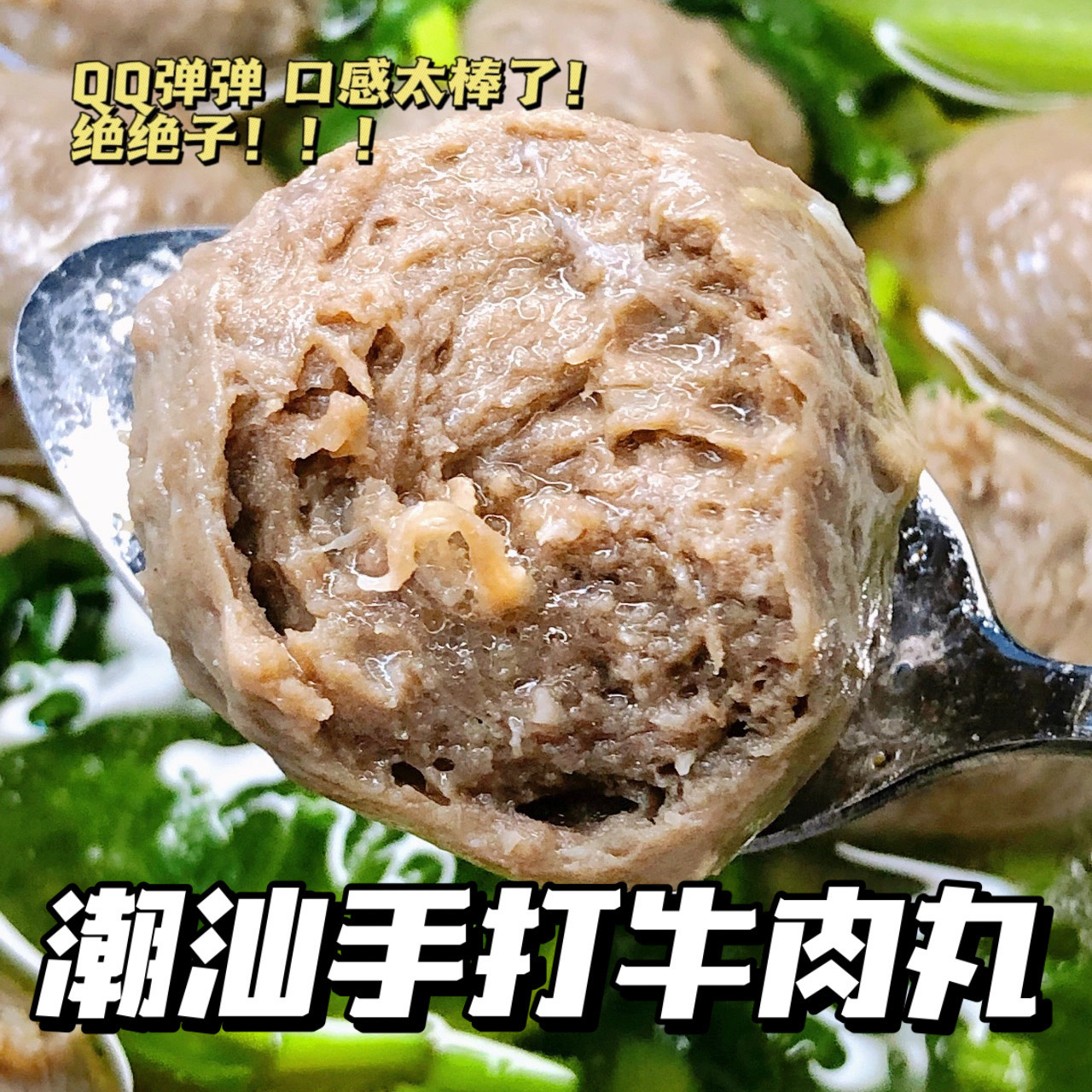 潮汕正宗手打牛肉丸火锅食材