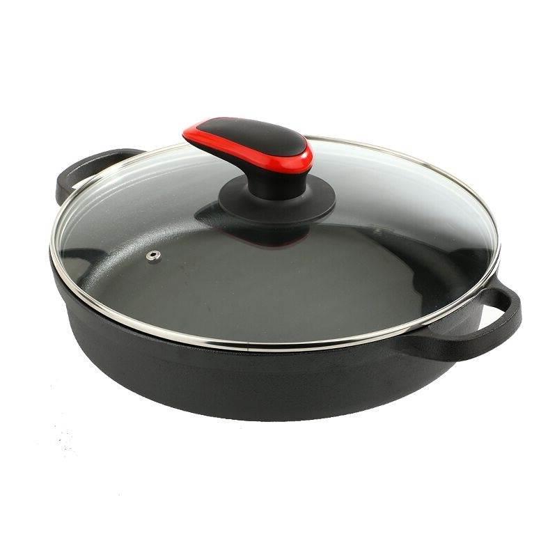 Cast Iron Skillet Non-stick Frying Pan Cooking Pot Restauran