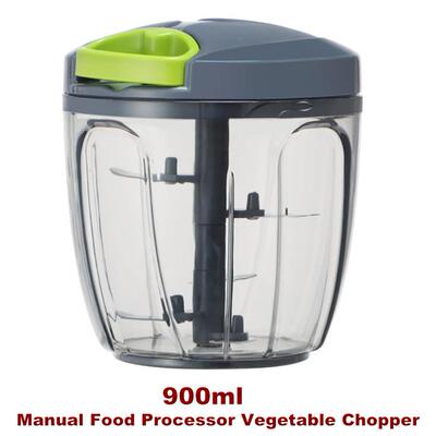 Manual Vegetable Chopper Hand Pull String Garlic Mincer