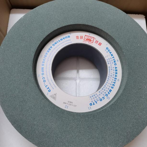 帝研砂轮绿碳绿色无心磨砂轮双面凹1040机.GC350*125*127 80M