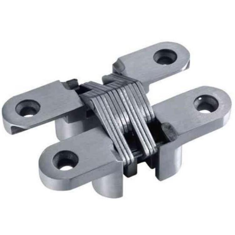 长固ST-Y005GC 不锈钢暗铰链 门用五金暗铰 十字合页
