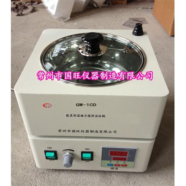 GW-1DF单孔油浴磁力加热搅拌器