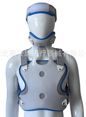 可调式头颈胸固定支具肩带长短可调节头部固定弧形设计更加服帖