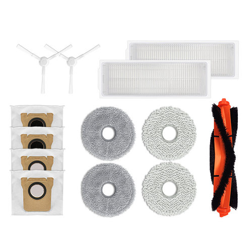 适配M家全能扫拖机器人M30Pro配件主刷尘盒滤网拖布抹布尘袋耗材