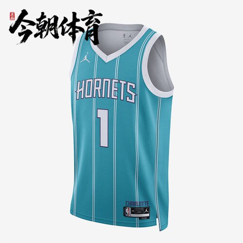 Nike/耐克 黄蜂队三球拉梅洛鲍尔1号运动透气速干球衣 DN1998-415