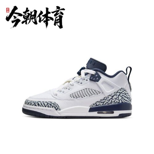 Nike/耐克 蓝白色GS户外运动休闲复古潮流低帮篮球鞋 FQ3950-104