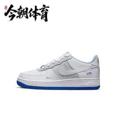 Nike/耐克 Air For ce 1经典AF1白蓝空军休闲运动鞋 FB1844-111