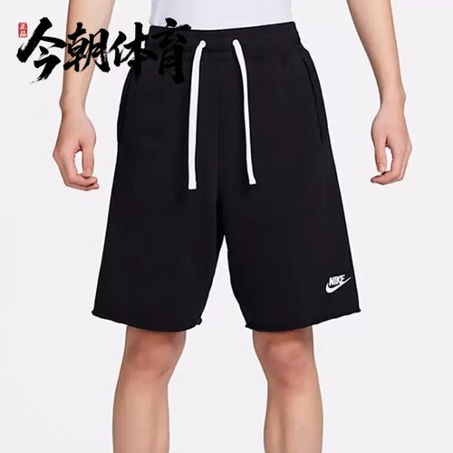 Nike/耐克男子运动休闲针织跑步健身透气五分短裤DX0767-010-063
