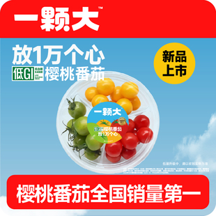 【一颗大】宝石樱桃番茄新鲜自然熟生吃水果小西红柿红黄绿拼色装