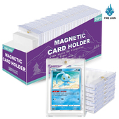 25张卡砖加100张66X91mm卡膜卡砖帕尼尼球星卡游戏王宝可梦