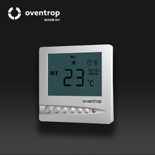 Oventrop欧文托普房间温度控制器地暖风机盘管液晶温控器室温面板