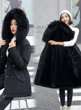 womens plus size parka coat pregnant women winter fur long