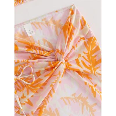 Swimsuit womens cowboy sexy mesh tulle skirt split bikini