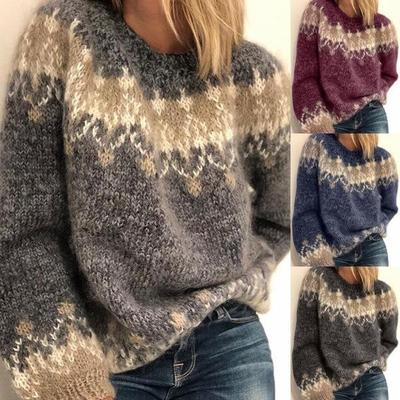 woman pullover sweater women fallwinter casual fashion
