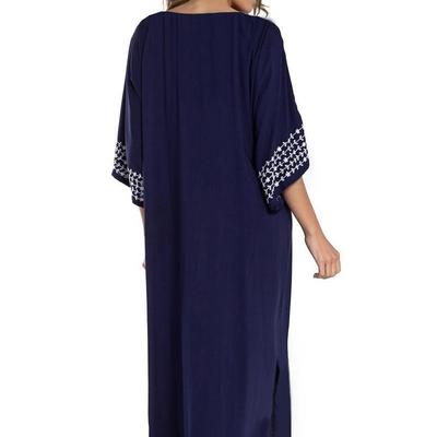 swimsuit embroidered vacation bikini loose robe dress