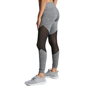 mesh new fitness yoga gym leggins black tights pants women